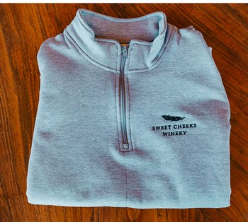 Sweet Cheeks Winery Quarter-Zip Sweatshirt